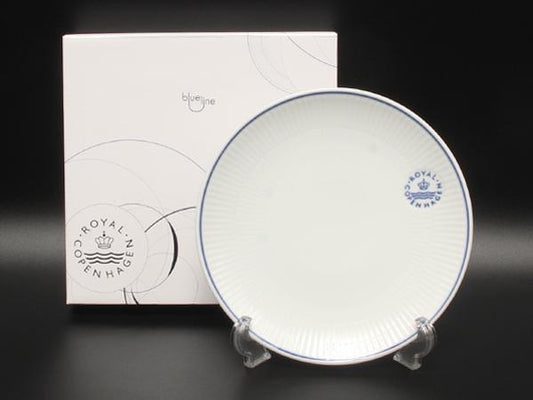 美品 Royal Copenhagen プレート 皿 19cm ブルーライン ロイヤルコペンハーゲン