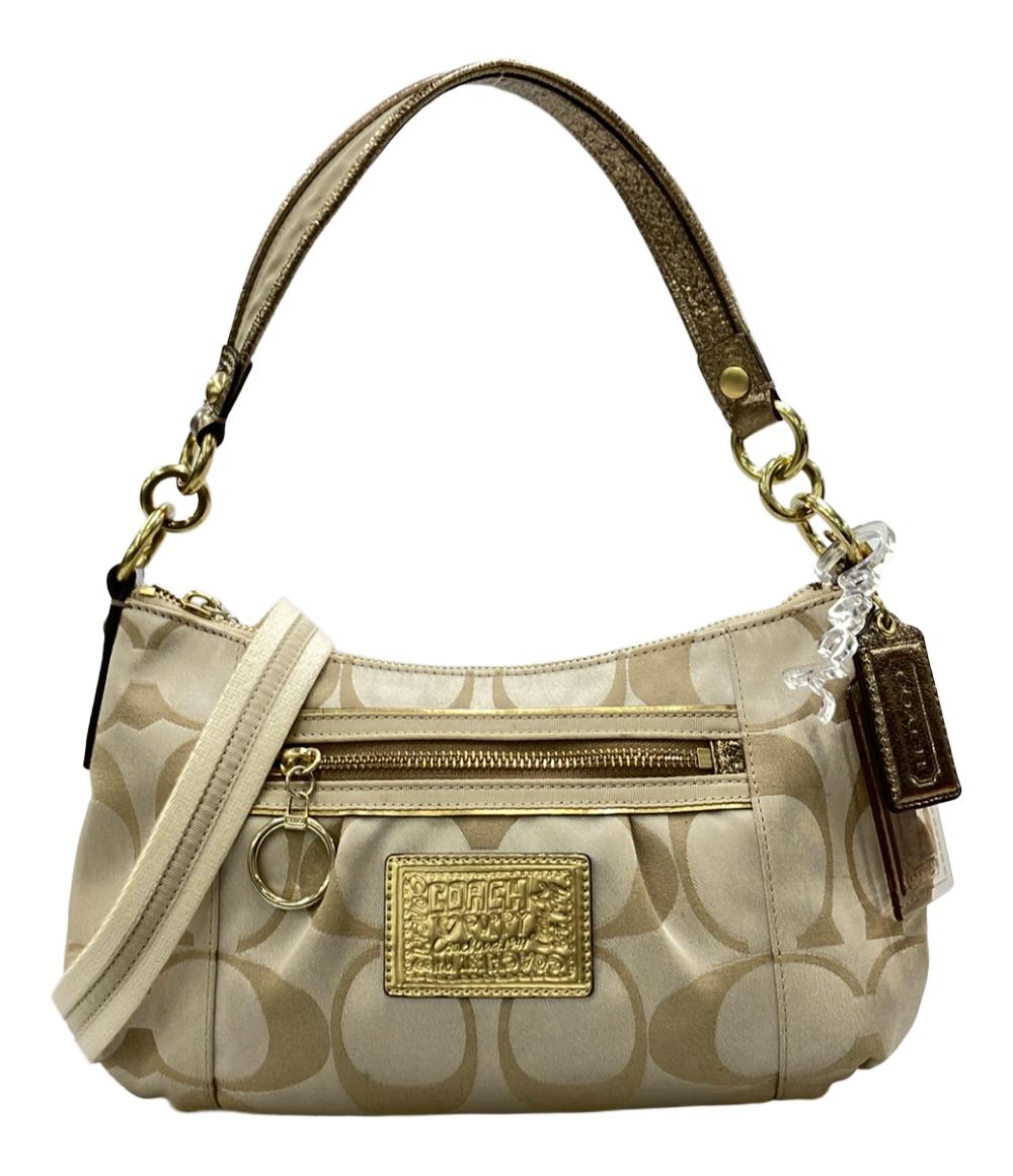 COACH 2WAY ハンドバッグ ショルダーバッグ 斜め掛け ラージシグネチャー ポピー 15317 レディース コーチ