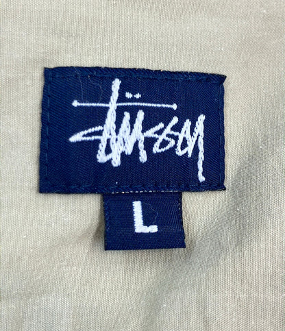 STUSSY 半袖シャツ 開襟 90s USA製 ストリート メンズ SIZE L ステューシー