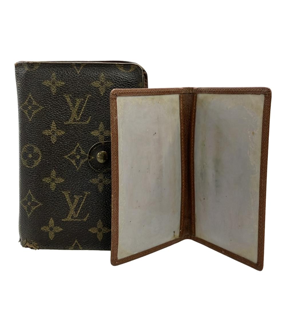 訳あり LOUIS VUITTON 二つ折り財布 モノグラム ポルトパピエジップ M61207 レディース ルイ・ヴィトン