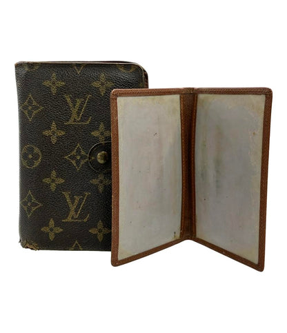 訳あり LOUIS VUITTON 二つ折り財布 モノグラム ポルトパピエジップ M61207 レディース ルイ・ヴィトン
