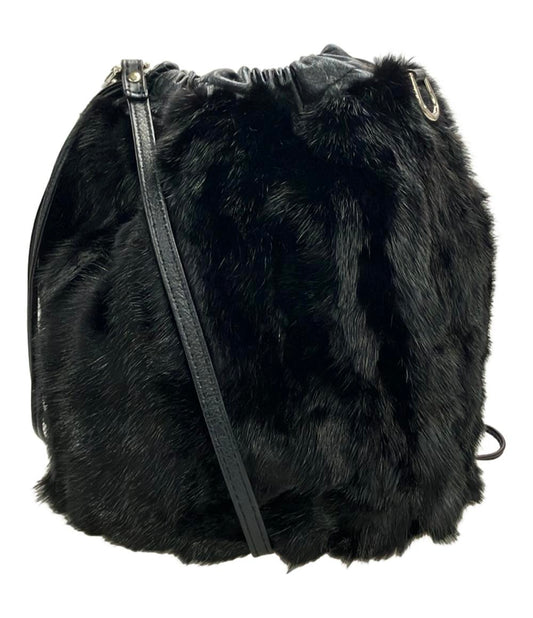 UNITED ARROWS ショルダーバッグ 斜め掛け 巾着型 ファー レディース ユナイテッドアローズ