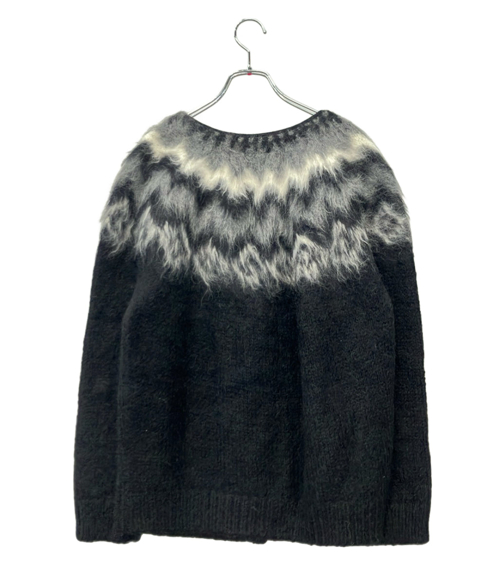 CELINE アルパカ ウール フェアアイル ニット カーディガン 2A122383D レディース SIZE M セリーヌ