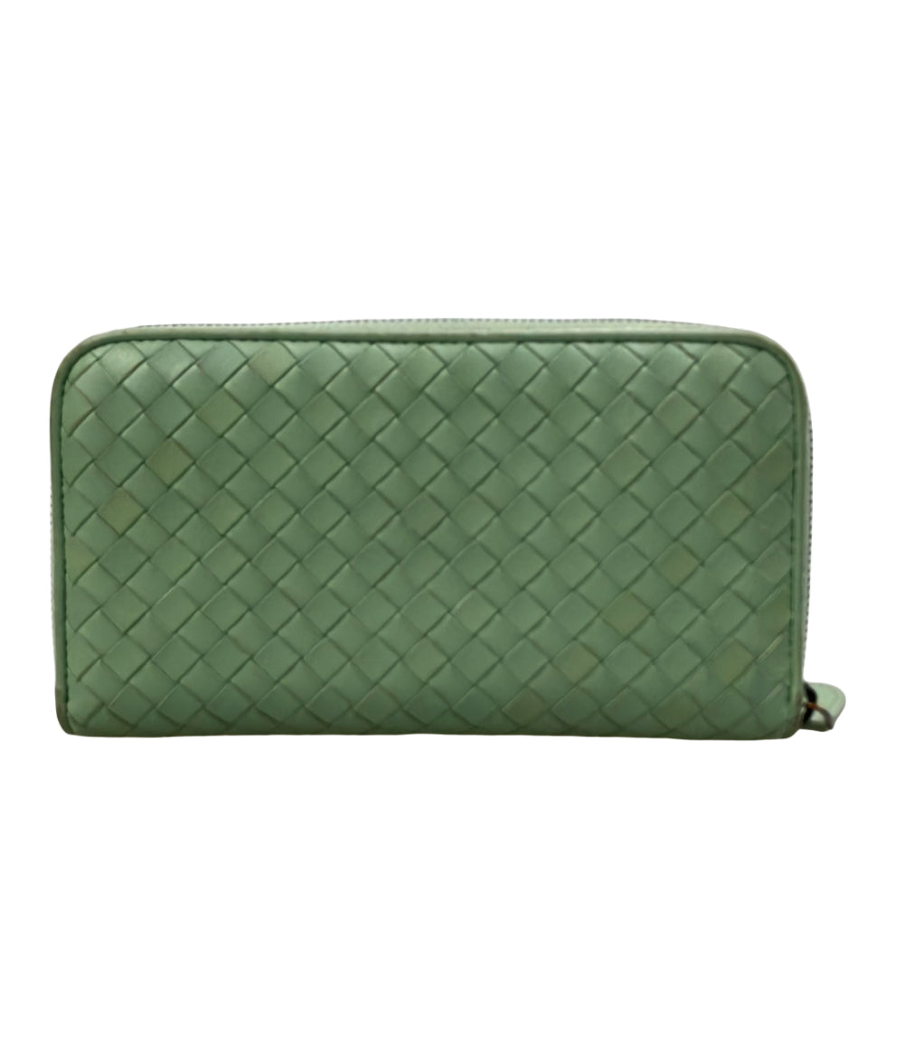 BOTTEGA VENETA ラウンドファスナー長財布 レザー イントレチャート レディース ボッテガ・ヴェネタ