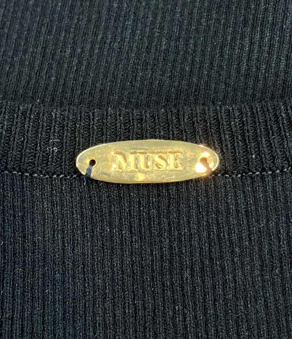 美品 MUSE de Deuxieme Classe 半袖ニット レディース ミューズ ドゥ ドゥーズィエム クラス