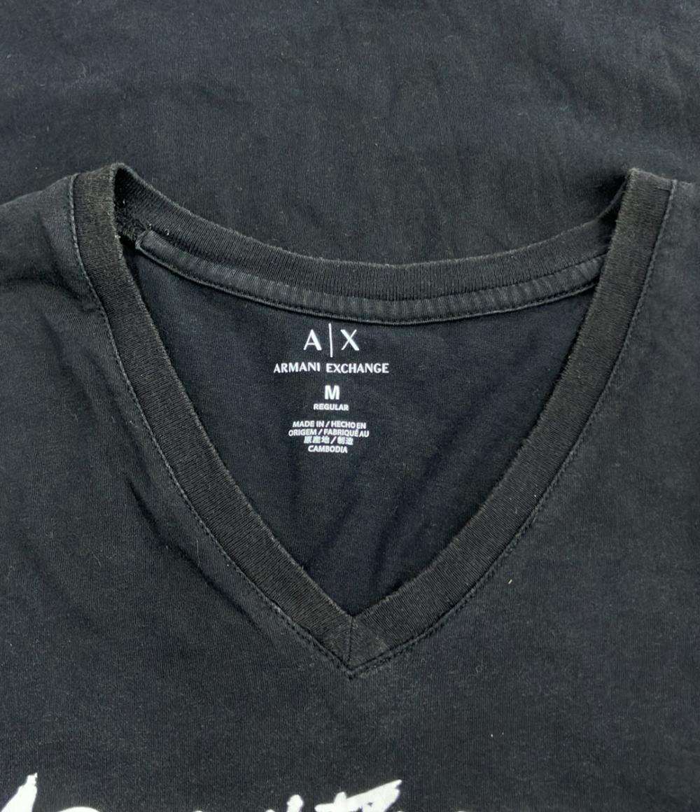 ARMANI EXCHANGE 半袖 Vネック Tシャツ メンズ SIZE M アルマーニエクスチェンジ