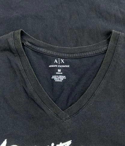 ARMANI EXCHANGE 半袖 Vネック Tシャツ メンズ SIZE M アルマーニエクスチェンジ