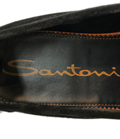 サントーニ スエードドレスシューズ バックルローファー 17091 N01 メンズ SIZE UK8 (M) SANTONI