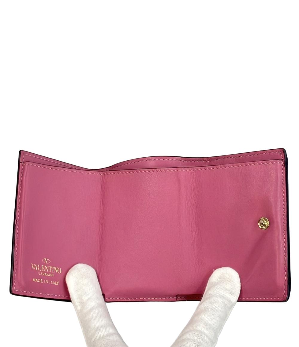 VALENTINO 三つ折り財布　コンパクトサイズ 【国内正規品】 VALENTINO 三つ折り財布 コンパクトサイズ 【国内正規品