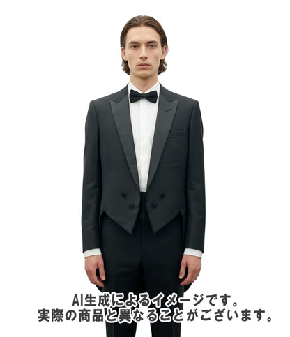 SAINT LAURENT タキシード スモーキング燕尾ジャケット Modern tailcoat design jacket 2013AW モード 320335  YVC39 メンズ サンローラン