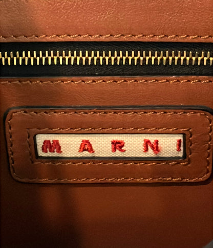 MARNI 2wayハンドバッグ ショルダーバッグ MUSEO SOFT mini ストライプ レディース マルニ