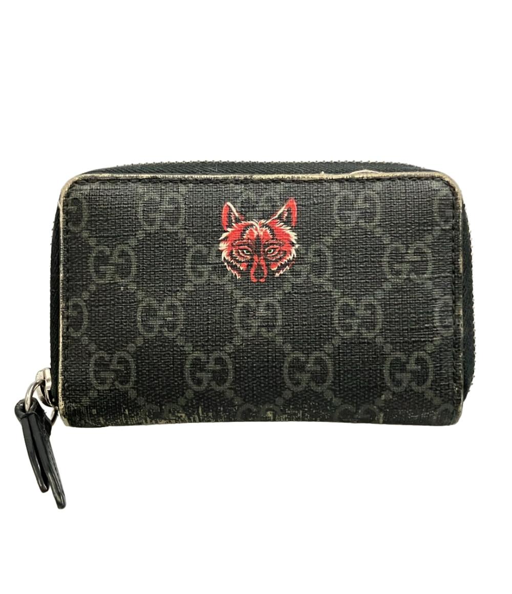 GUCCI カードケース コインケース ウルフ GGスプリーム 451276 2149 メンズ レディース グッチ