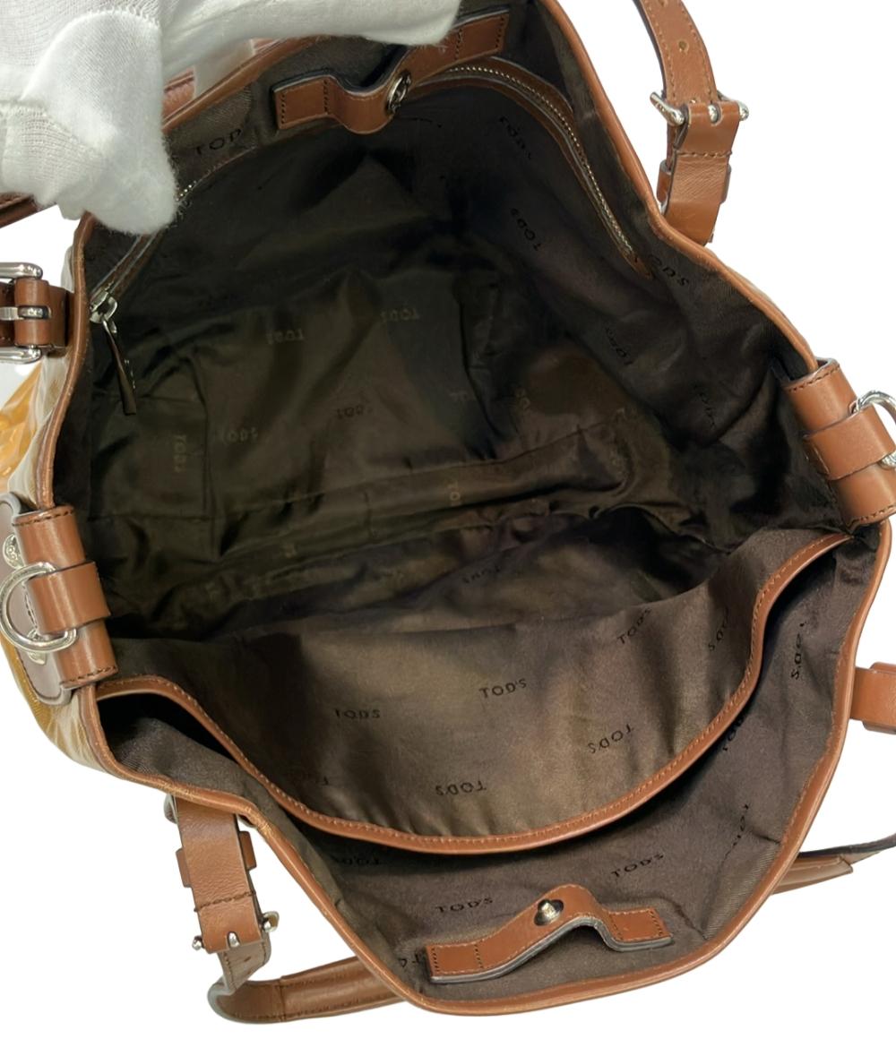 TOD’S 2way トートバッグ ショルダーバッグ 斜め掛け Gライン レディース トッズ