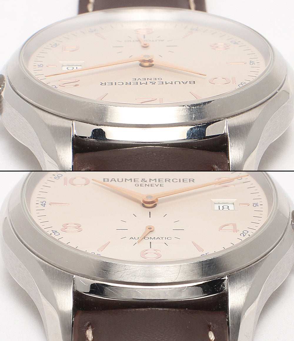 Baume & Mercier 腕時計 クリフトン 自動巻き ベージュ 65717 メンズ ボーム＆メルシェ