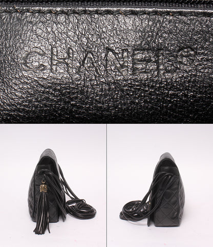 CHANEL ショルダーバッグ 斜め掛け ゴールド金具 0番台 レディース シャネル
