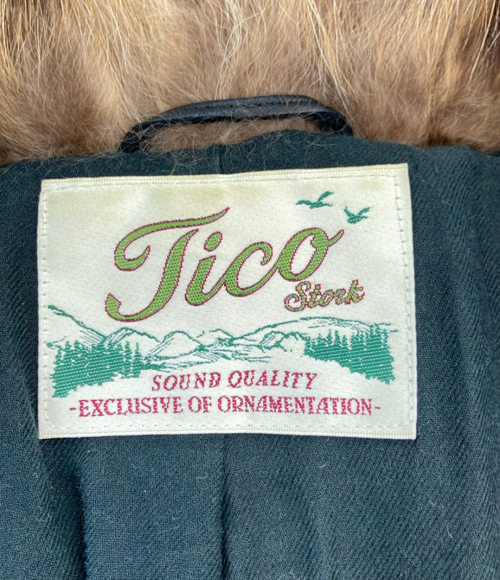 tico stork レザージャケット グリズリー JKT 03-6300-4390 レディース SIZE S ティコストーク