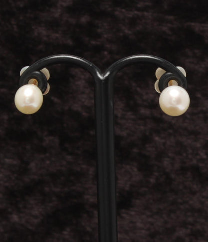 ピアス K18 シェル パールキャッチ レディース