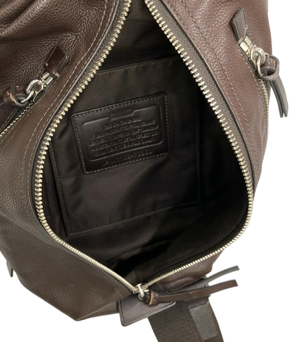 COACH ボディバッグ トンプソン レザー 70360 メンズ コーチ – Rehello