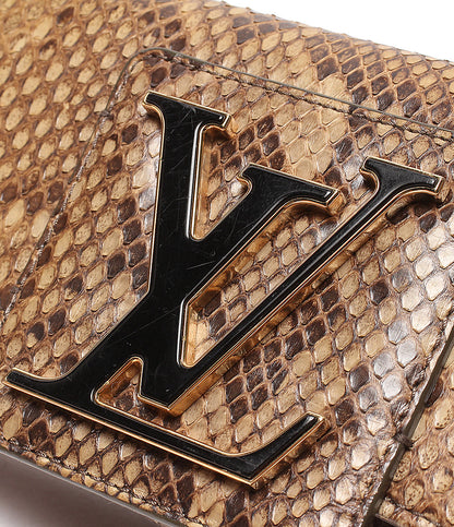 LOUIS VUITTON クラッチバッグ パイソン ポシェット ソービー レディース ルイ・ヴィトン
