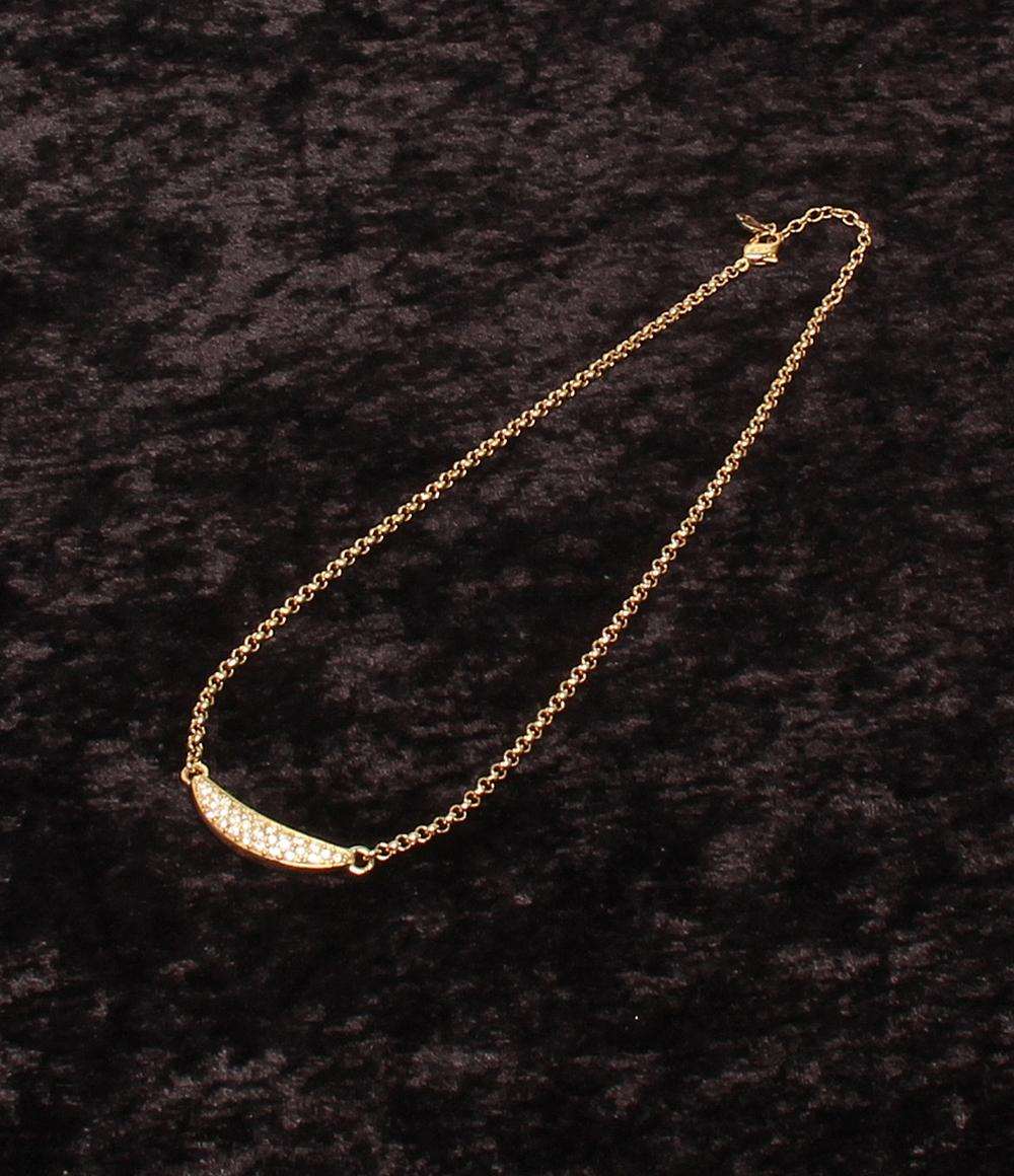 美品 Christian Dior ネックレス ラインストーン レディース クリスチャンディオール