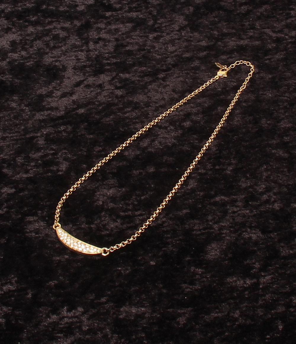 美品 Christian Dior ネックレス ラインストーン レディース クリスチャンディオール