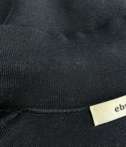 ebure コットンシルク ニットジャケット レディース エブール