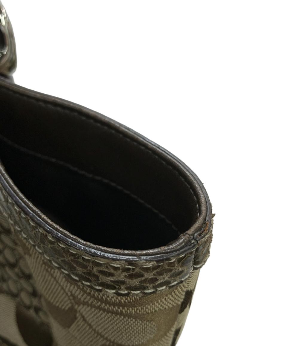 COACH トートバッグ パッチワーク ナイロン キャンバス シグネチャー 10089 レディース コーチ