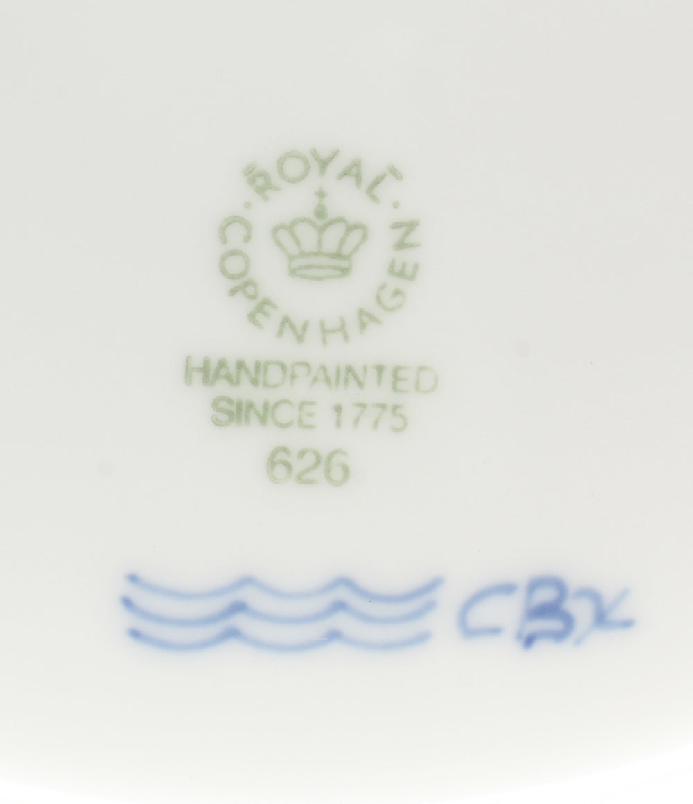 美品 Royal Copenhagen プレート 大皿 26cm ブルーパルメッテ ロイヤルコペンハーゲン