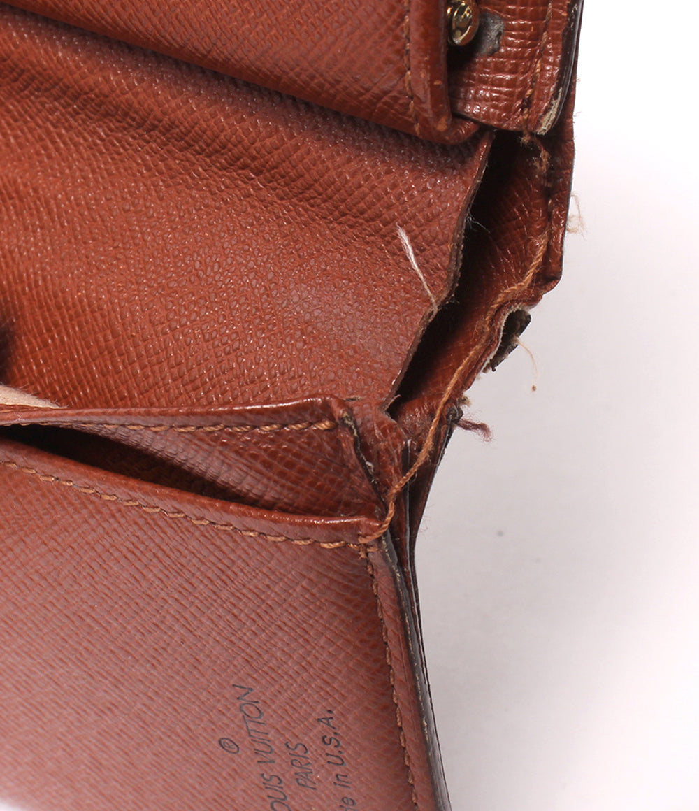 訳あり LOUIS VUITTON 二つ折り財布 がま口 ポルトフォイユ ヴィエノワ モノグラム M61673 レディース ルイ・ヴィトン