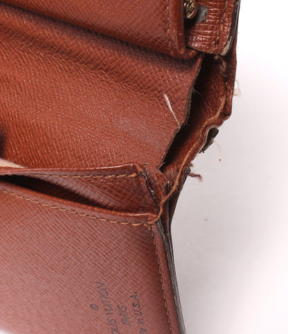 訳あり LOUIS VUITTON 二つ折り財布 がま口 ポルトフォイユ ヴィエノワ モノグラム M61673 レディース ルイ・ヴィトン