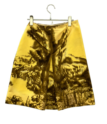PRADA 膝丈スカート Landscape and Temple レディース SIZE 40 (M) プラダ