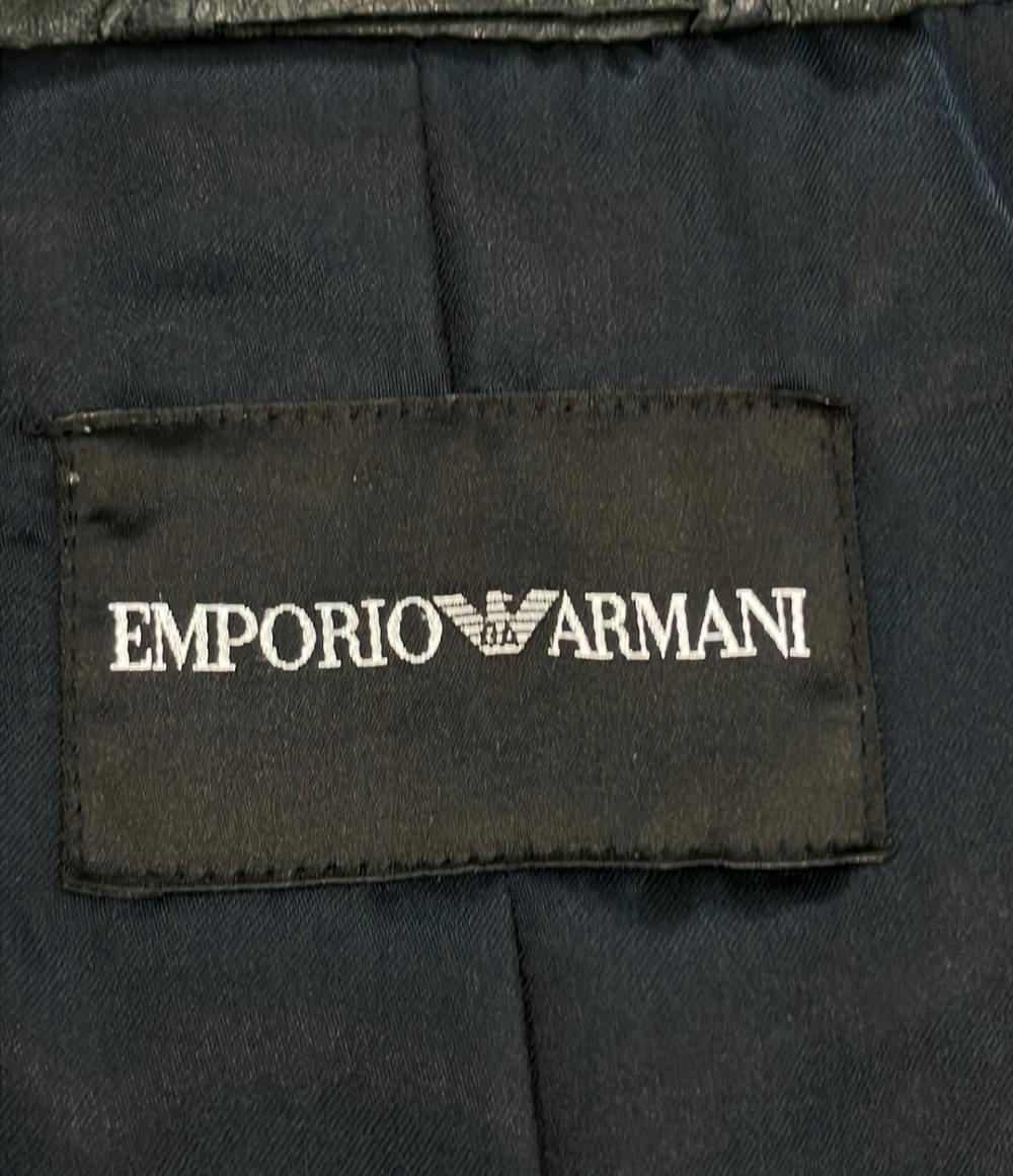 エンポリオ・アルマーニ レザーコート レディース SIZE TG 42 (XL) Emporio Armani