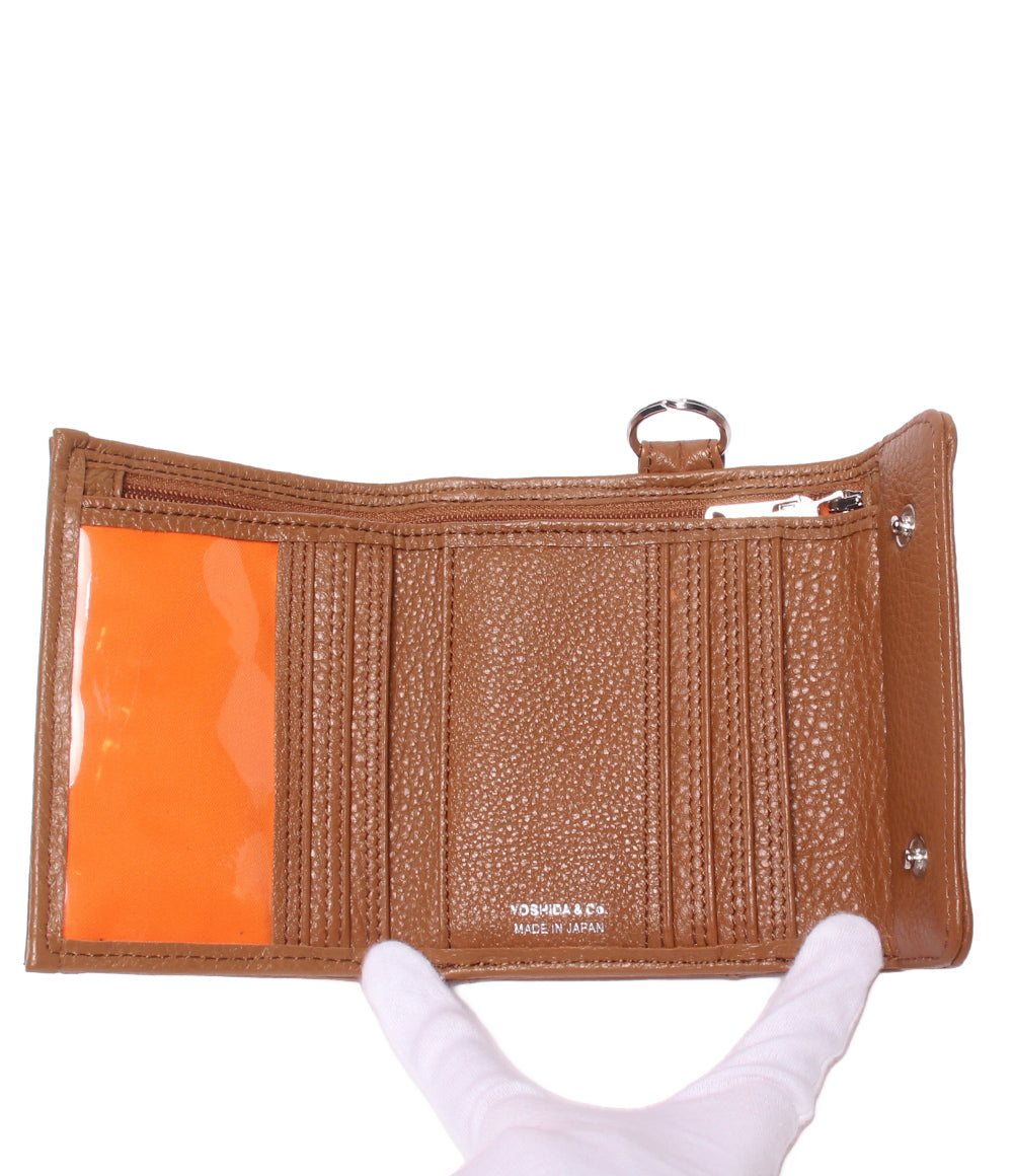 美品 PORTER 三つ折り財布 キーリング付き メンズ ポーター