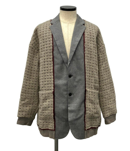 ドゥルカマラ テーラードジャケット スクエアメッシュ ニットジャケット D223-J371 メンズ SIZE 1 (S) Dulcamara