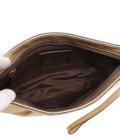 美品 コーチ クラッチバッグ セカンドバッグ F13749 レディース COACH