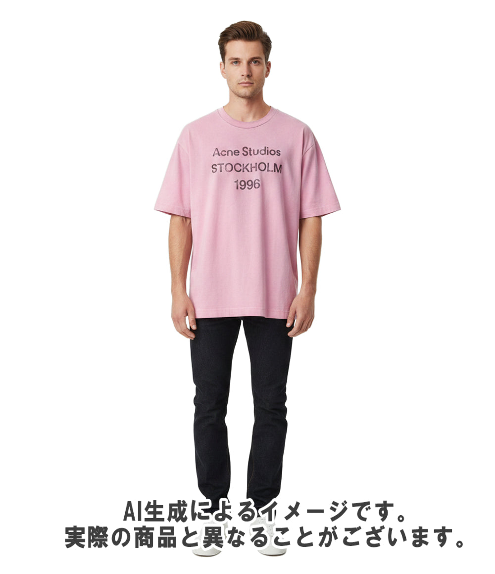 Acne Studios 半袖Tシャツ スプレーヴィンテージ 加工 ロゴ FN-UX-TSH1000013 メンズ SIZE M アクネ ストゥディオズ