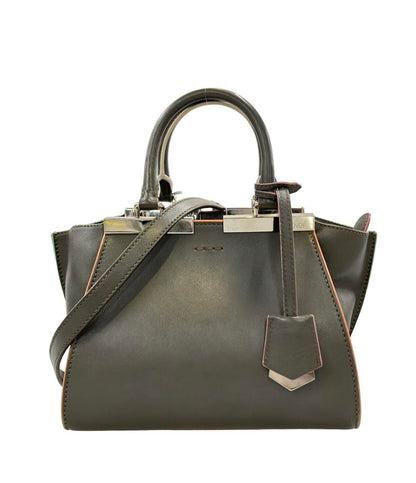 FENDI 2WAY ハンドバッグ ショルダーバッグ 斜め掛け プチ トロワジュール 8BH333 レディース フェンディ