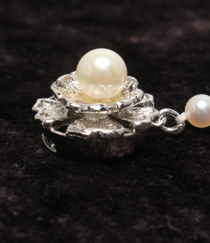 ネックレス SV パール 3.5－8.0mm グラデーション レディース