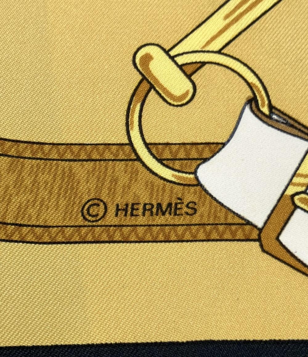HERMES スカーフ カレ90 シルク100% Eperon d’or レディース エルメス
