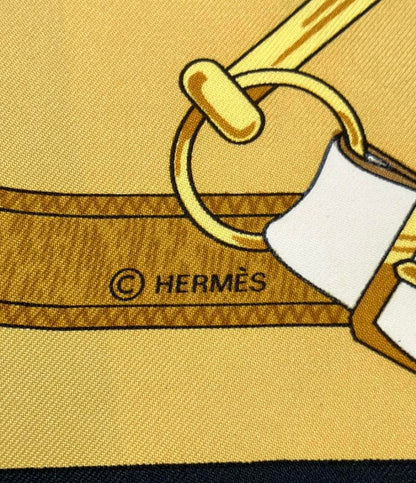 HERMES スカーフ カレ90 シルク100% Eperon d’or レディース エルメス