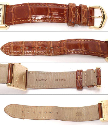 Cartier 腕時計 K18 タンク ルイ カルティエ SM クオーツ W1529856 レディース カルティエ
