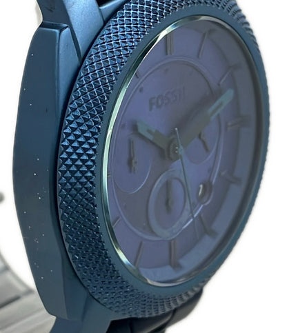 FOSSIL 腕時計 クオーツ ネイビー系 FS-4703 メンズ フォッシル