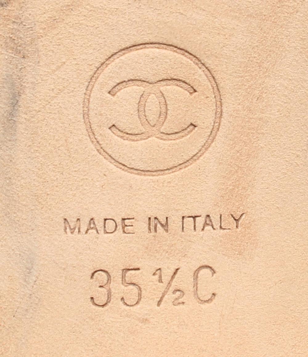 CHANEL スリングバック ミュール パンプス ココマーク G31318