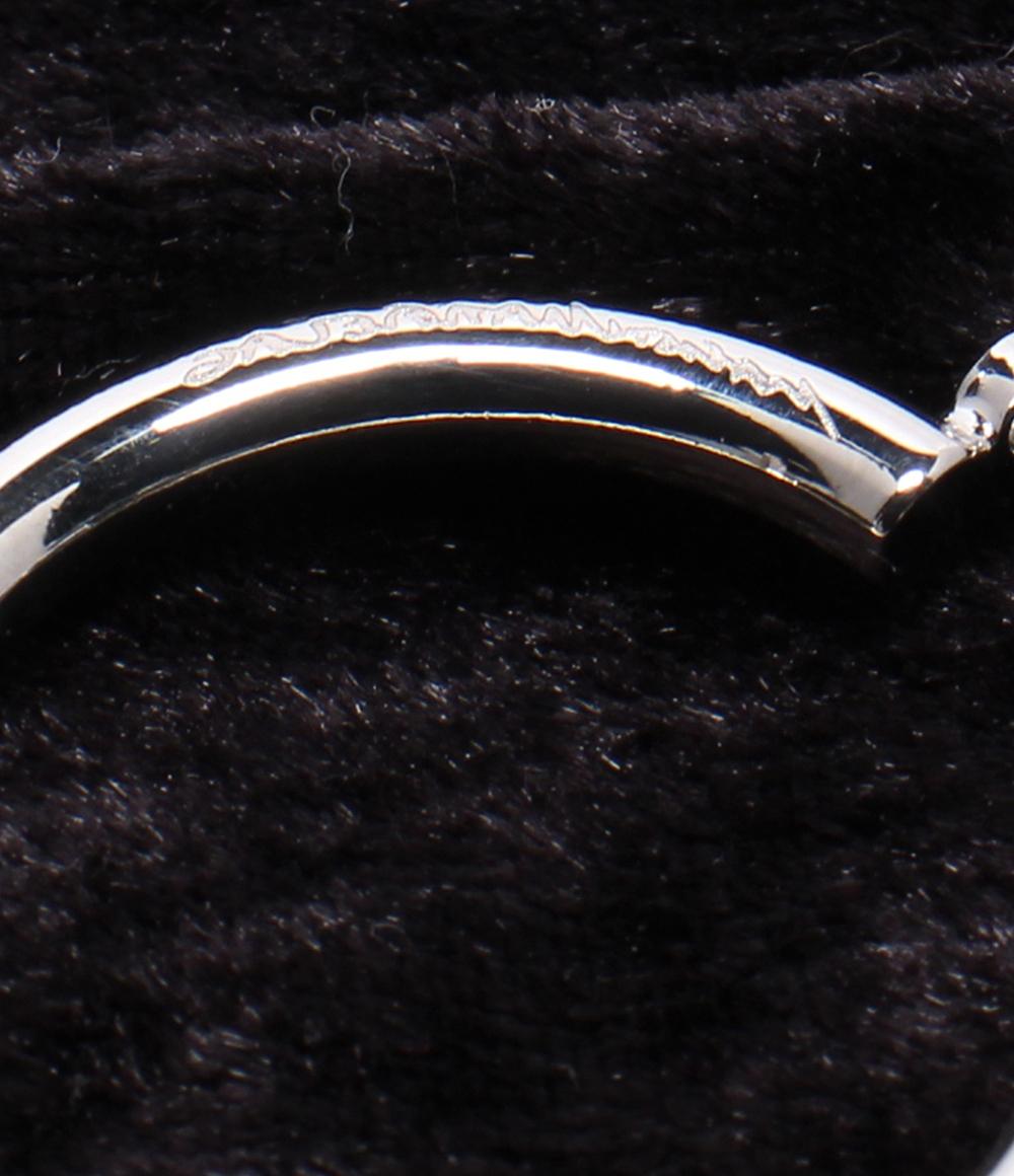 美品 エムエムシックス ピアス SV925 フープ レディース MM6