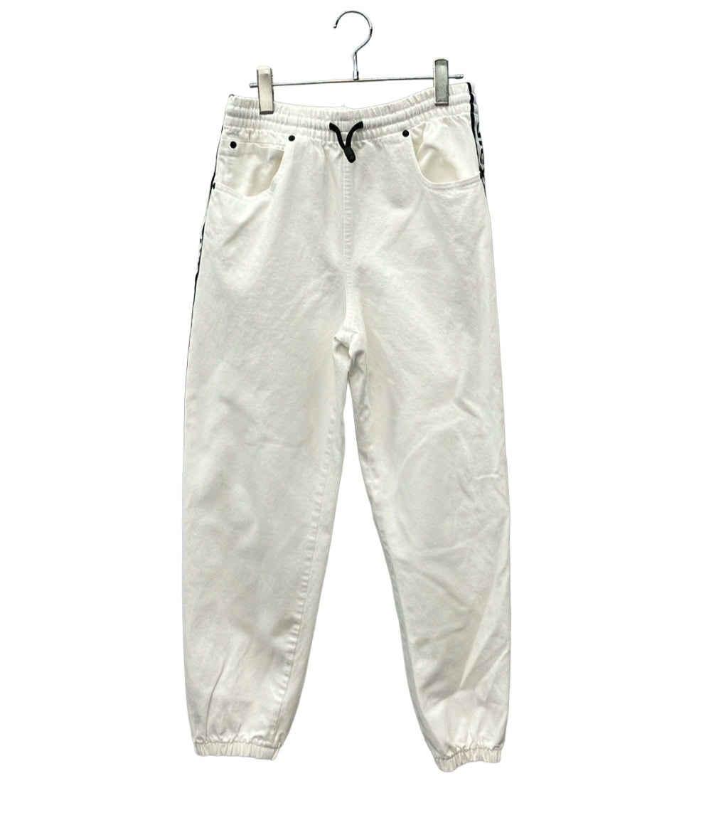 Alexander Wang トラックパンツ サイドロゴテープ デニム生地 イージー Logo Tape Track Pants メンズ SIZE S アレキサンダーワン