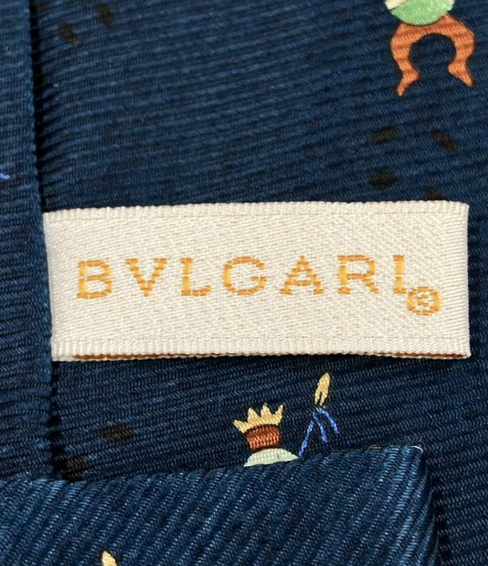 ブルガリ ネクタイ シルク100% メンズ BVLGARI