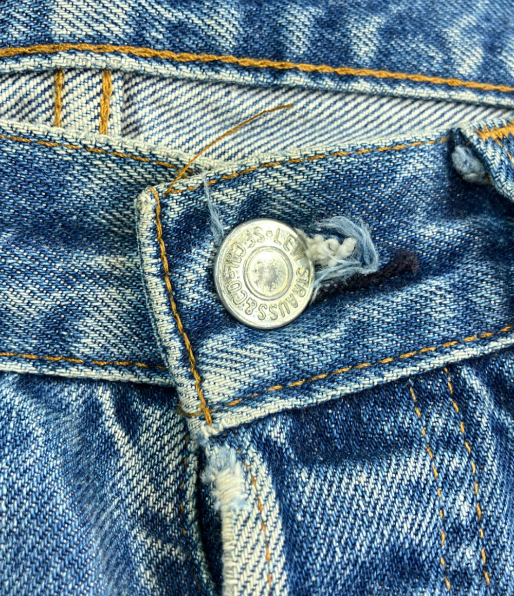 Levi's ダメージデニムパンツ ボタンフライ メンズ SIZE 29 (S) リーバイス