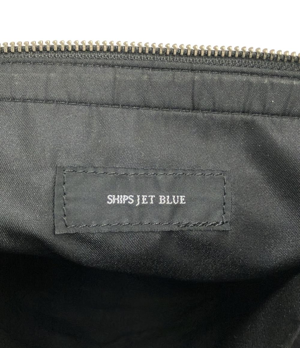 SHIPS JET BLUE クラッチバッグ レザー メンズ シップスジェットブルー