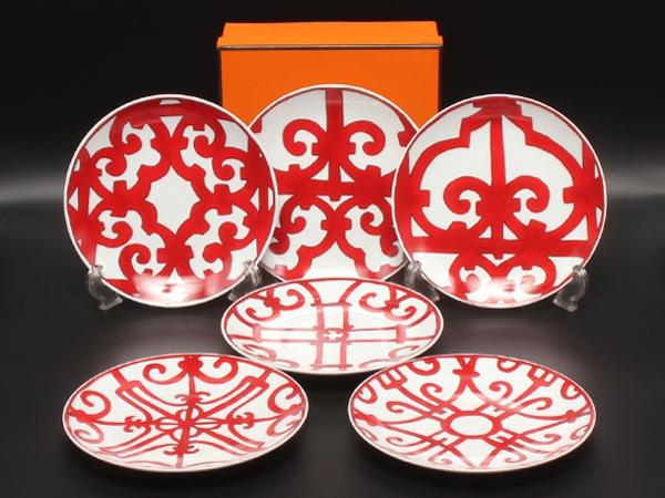 美品 HERMES プレート 皿 6点セット 17cm ガダルキヴィール エルメス
