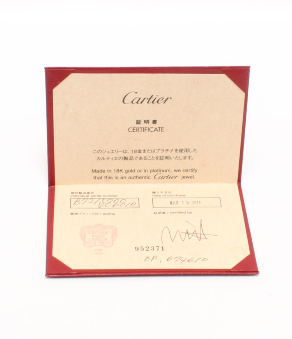 美品 Cartier ネックレス K18 ダムール 1P ダイヤ レディース カルティエ